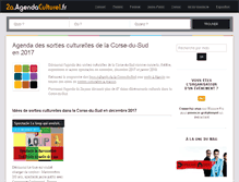 Tablet Screenshot of 2a.agendaculturel.fr