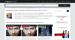 Desktop Screenshot of 49.agendaculturel.fr