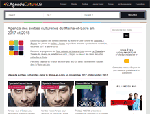 Tablet Screenshot of 49.agendaculturel.fr