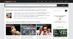 Desktop Screenshot of 52.agendaculturel.fr