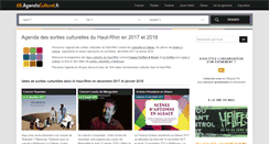 Desktop Screenshot of 68.agendaculturel.fr