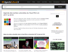 Tablet Screenshot of 68.agendaculturel.fr