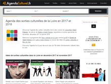 Tablet Screenshot of 42.agendaculturel.fr