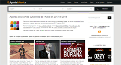 Desktop Screenshot of 10.agendaculturel.fr