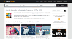 Desktop Screenshot of 12.agendaculturel.fr