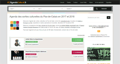 Desktop Screenshot of 62.agendaculturel.fr