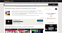 Desktop Screenshot of 14.agendaculturel.fr