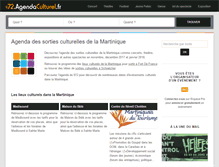 Tablet Screenshot of 972.agendaculturel.fr