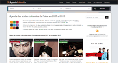Desktop Screenshot of 38.agendaculturel.fr
