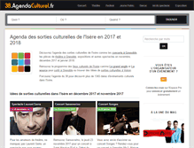 Tablet Screenshot of 38.agendaculturel.fr