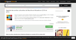 Desktop Screenshot of 54.agendaculturel.fr