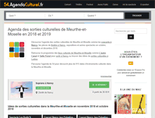 Tablet Screenshot of 54.agendaculturel.fr