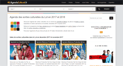 Desktop Screenshot of 46.agendaculturel.fr