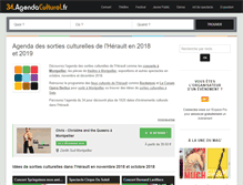Tablet Screenshot of 34.agendaculturel.fr