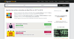 Desktop Screenshot of 67.agendaculturel.fr