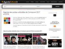 Tablet Screenshot of 19.agendaculturel.fr