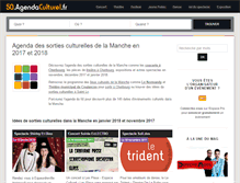 Tablet Screenshot of 50.agendaculturel.fr