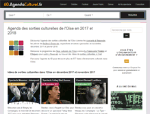 Tablet Screenshot of 60.agendaculturel.fr