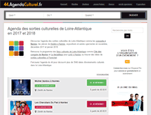 Tablet Screenshot of 44.agendaculturel.fr