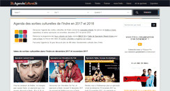 Desktop Screenshot of 36.agendaculturel.fr