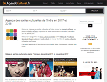 Tablet Screenshot of 36.agendaculturel.fr