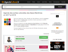 Tablet Screenshot of 06.agendaculturel.fr